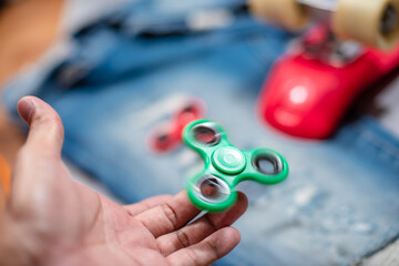 Fidget spinner toy