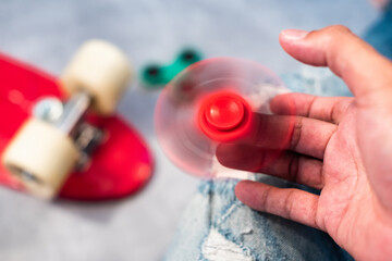 Fidget spinner toy