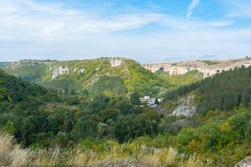Fototapeta na wymiar Rock formations on the Kaleto ridge, Bulgaria