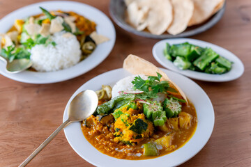 ベジタブルカレー　ヴィーガン料理