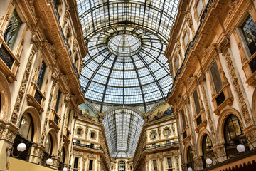 Fototapeta premium Victor Emmanuel II Gallery in Milan, Italy 