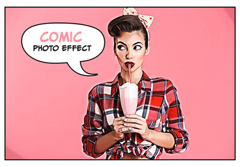 Comic Style Photo Effect