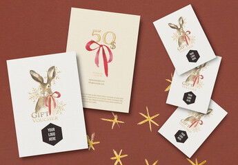 Gift Voucher Hare Christmas