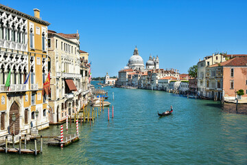 beautiful panoramic view of Venice, Italy
