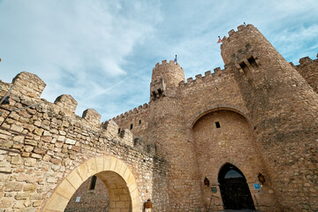 Obraz premium Bishops Castle Siguenza. Castillo de los Obispos de Sigüenza. Guadalajara province, Castilla-La Mancha, Spain