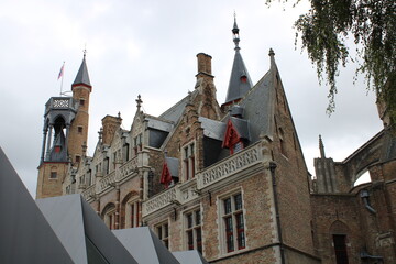 Obraz premium Beautiful Brugge on a sunny day