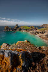 rocky coast of the sea