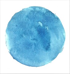 blue watercolor paint  stone mineral rock background watercolour crystal texture color nature circle  ice object round macro pattern gem decoration isolated sphere design paper closeup geology cotton 
