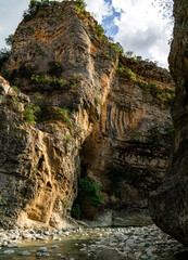 Kanion Langarica w Albanii południowej