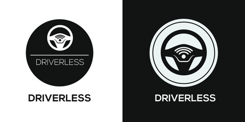 Creative (Driverless) Icon ,Vector sign.