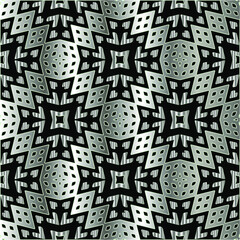  metal pattern on a black background. pattern for fabric, wallpaper, packaging. Decorative print.