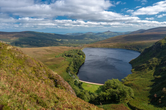 Lough Bray Lower in Wicklow mountains, Ireland
