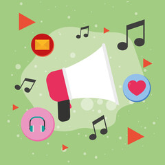 megaphone speaker icon