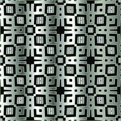 metal pattern on a black background. pattern for fabric, wallpaper, packaging. Decorative print.