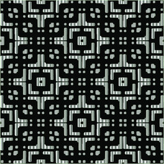 metal pattern on a black background. pattern for fabric, wallpaper, packaging. Decorative print.