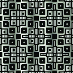 
metal pattern on a black background.  pattern for fabric, wallpaper, packaging. Decorative print.