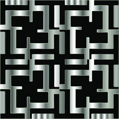 Vector pattern with symmetrical elements . Repeating geometric tiles from striped elements.Monochrome stylish texture.Black and 
white patterns for wallpapers and backgrounds.