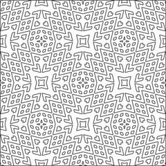 Vector pattern with symmetrical elements . Repeating geometric tiles from striped elements.Monochrome stylish texture.Black and 
white patterns for wallpapers and backgrounds.
