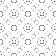  Vector pattern with symmetrical elements . Repeating geometric tiles from striped elements.