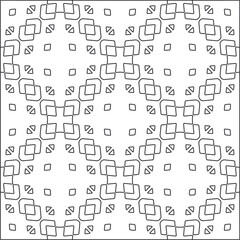  Vector pattern with symmetrical elements . Repeating geometric tiles from striped elements.