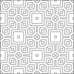  Vector pattern with symmetrical elements . Repeating geometric tiles from striped elements.