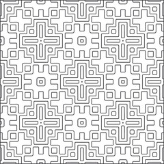 
Vector pattern with symmetrical elements . Repeating geometric tiles from striped elements.