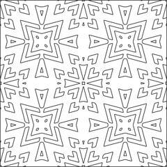 
Vector pattern with symmetrical elements . Repeating geometric tiles from striped elements.
