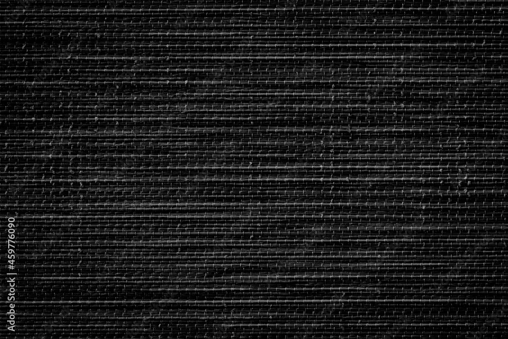 Poster black fabric texture background. detail of canvas textile material.