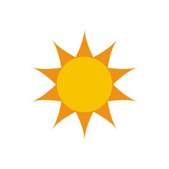 Isolated sun icon