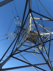 high voltage power lines in Samara