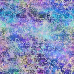 Seamless iridescent rainbow light pattern for print. High quality illustration. Swirly mix of pastel colors resembling holographic foil. Fantasy spectrum mermaid fantastical pattern for print.