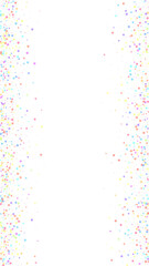 Festive decent confetti. Celebration stars. Colorf