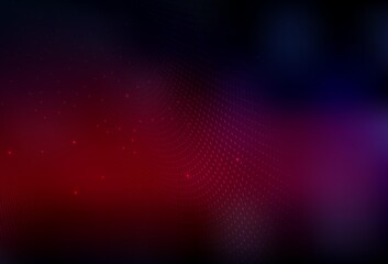 Dark Pink, Red vector Abstract illustration with colored bubbles in nature style.
