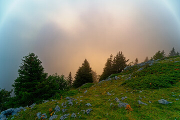 coucher de soleil Charmant Som