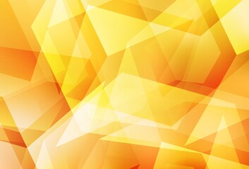 Light Yellow vector low poly layout.