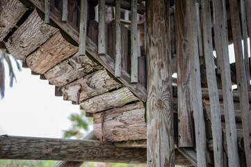 old wooden fence