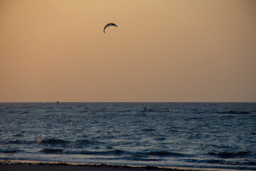 Sunset on the city of Tutoia, maranhão