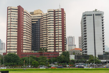 tall buildings of malate where is the commercial district in metro manila, the philippines