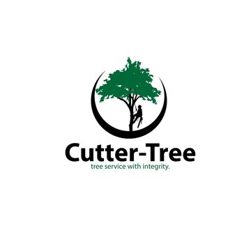 cutter tree logo designs for business service logo designs