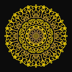 Circular pattern in form of mandala