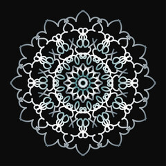 Circular pattern in form of mandala