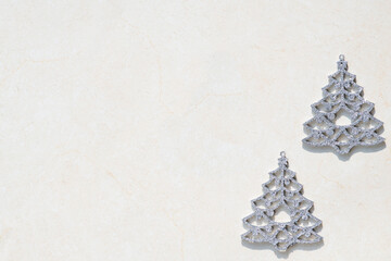 Christmas background with various lights.