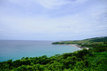 長島の東シナ海を一望する美しい風景
