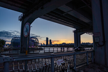 서울 한강 반포 야경