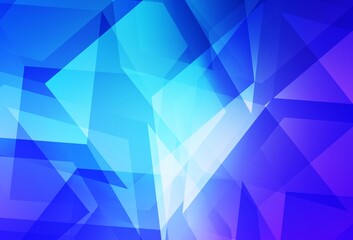 Light Pink, Blue vector abstract mosaic backdrop.