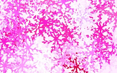 Obraz na płótnie Canvas Light Purple, Pink vector pattern with random forms.