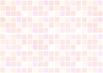 背景　ランダムタイル　ピンク