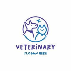 Veterinary logo template