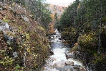 waterfall in the mountains