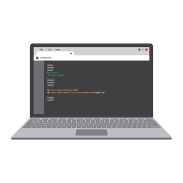 laptop and coding